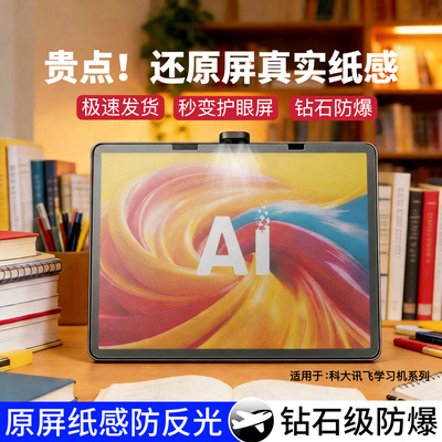 适用于科大讯飞类纸防反光磨砂膜