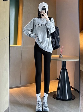 打底裤春秋丝袜女肤色秋冬季防勾连裤袜加绒光腿黑色肉色外穿