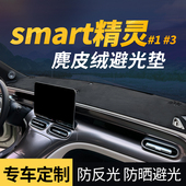 smart精灵 3号汽车仪表台防晒避光内饰防滑遮光中控车前台铺垫