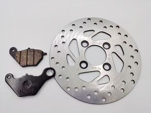 适配铃木优友UU125T-2UY125T前制动盘刹车盘前碟刹盘油刹盘刹片