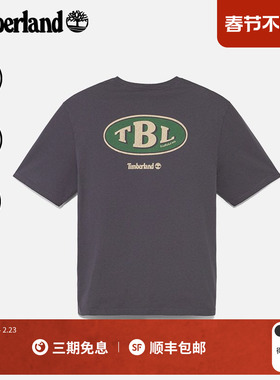 Timberland添柏岚官方男装印花短袖T恤新款户外透气宽松|A5ST3