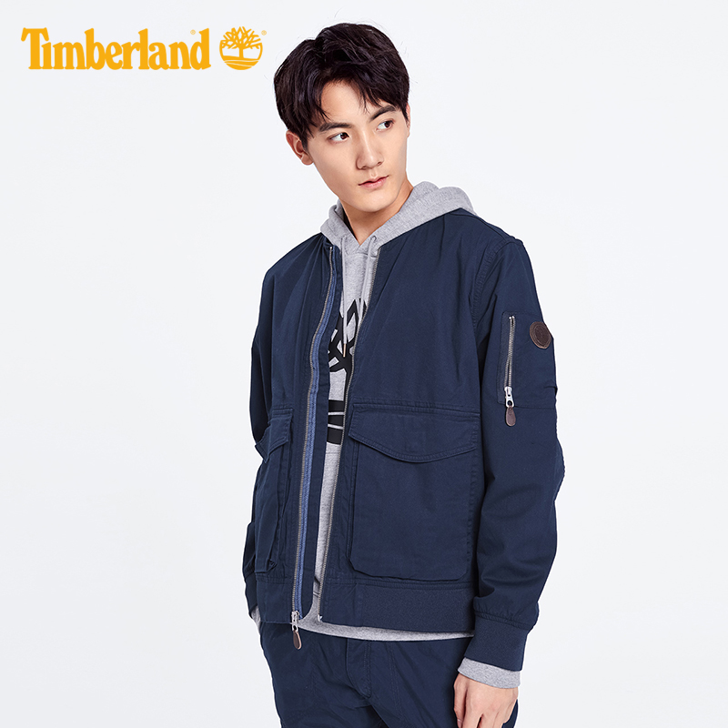 Timberland添柏岚男装19春装新款潮流休闲飞行夹克|A1OLP