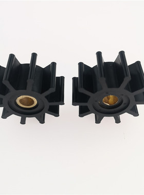 船舷内机水泵挠性绕线弹性柔性橡胶叶轮直径40宽度20内孔8D40208