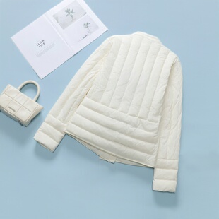 2025新款秋季轻薄羽绒服女短款内搭V领时尚内胆小个子外套轻便超