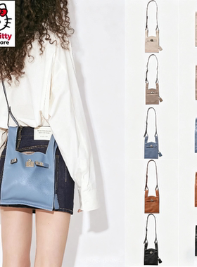 日本beautiful people简约牛皮小方包购物袋双手柄手提单肩包