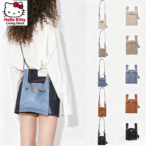 日本beautiful people简约牛皮小方包购物袋双手柄手提单肩包