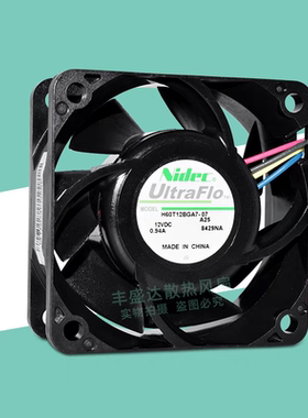nidecNidec H60T12BGA7-07 12V 0.94A 6025大风量PWM散热风扇6CM
