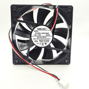 12V 服务机箱12CM风扇 B10 04W 12025 NMB 4710KL