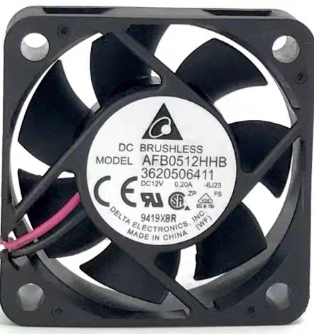 台达 AFB0512HHB 12V 0.2A 5015 5cm 设备 南北桥变频器散热风扇
