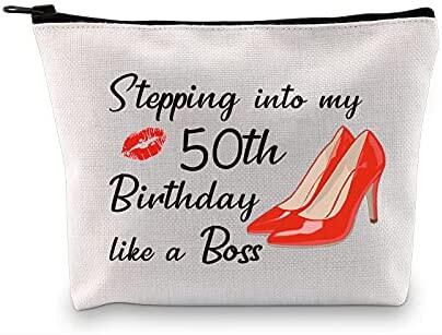 mbmso 50th birthday cosmetic bag funny 50th birthday gifts f