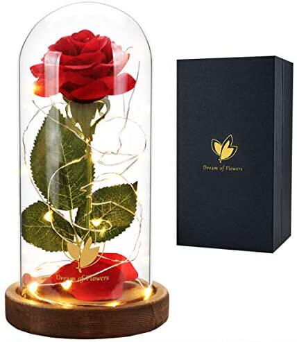 gifts for her - valentines rose gift for her beauty and the