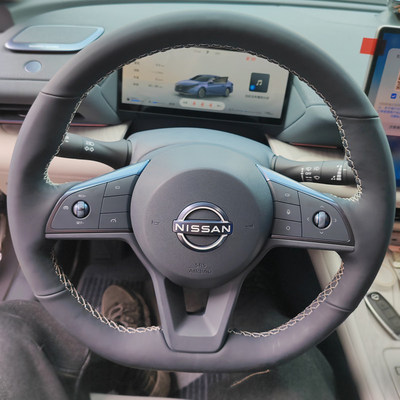 适用于26款新款天籁手缝方向盘套鸿蒙座舱日产N6N7专用方向盘套