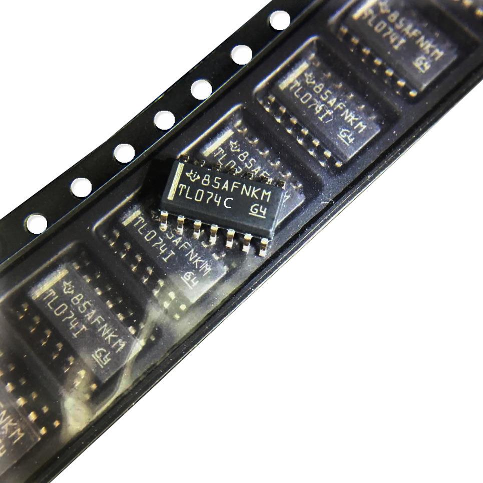 原装正品 贴片 TL074CDR丝印TL074C  SOP-14 单通道运算放大器IC