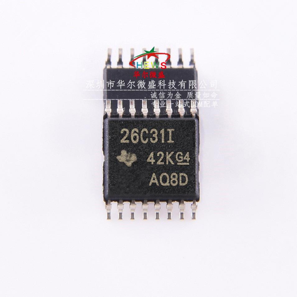 全新原装 AM26C31IPWR 丝印26C31I TSSOP-16 线路驱动器/收发器IC