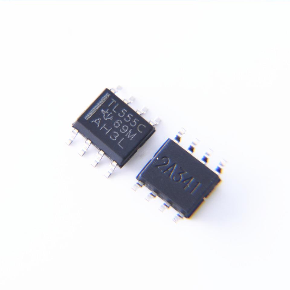 原装正品 TLC555CDR丝印TL555C 封装SOP-8 低功耗计时器芯片