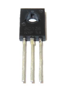 原装正品 BD136  封装TO-126  PNP 1.5A/45V 功率三极管晶体管