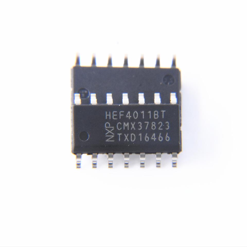 HEF4011BT SOP-14 贴片逻辑芯片 四路2输入与非门