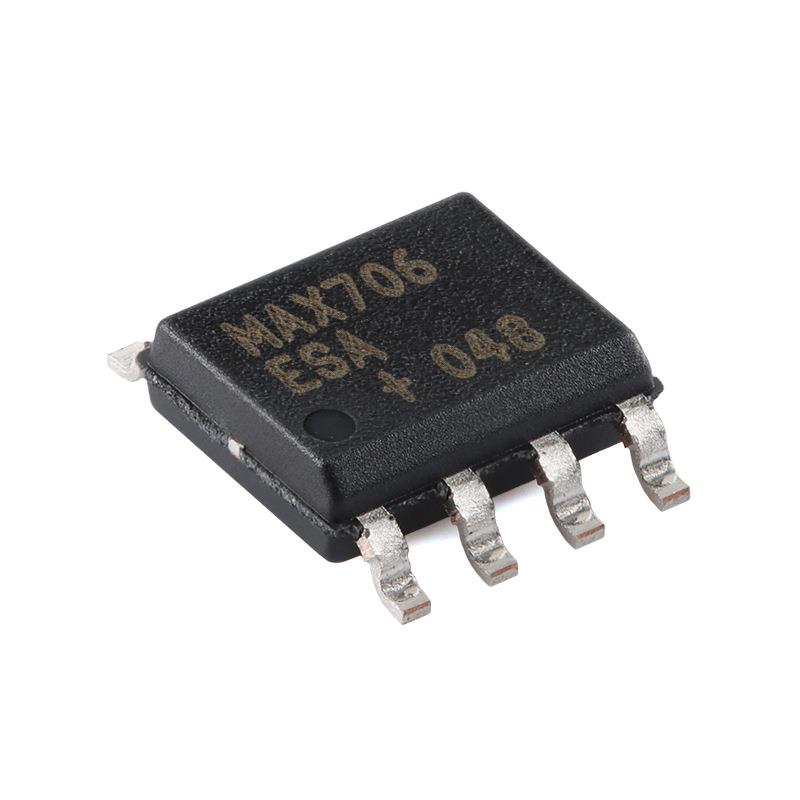 原装正品 MAX706ESA+T SOIC-8 低成本 微处理器监控电路芯片