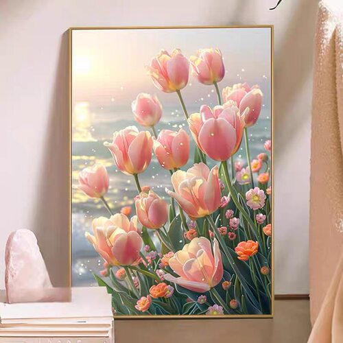治愈郁金香钻石画高颜值