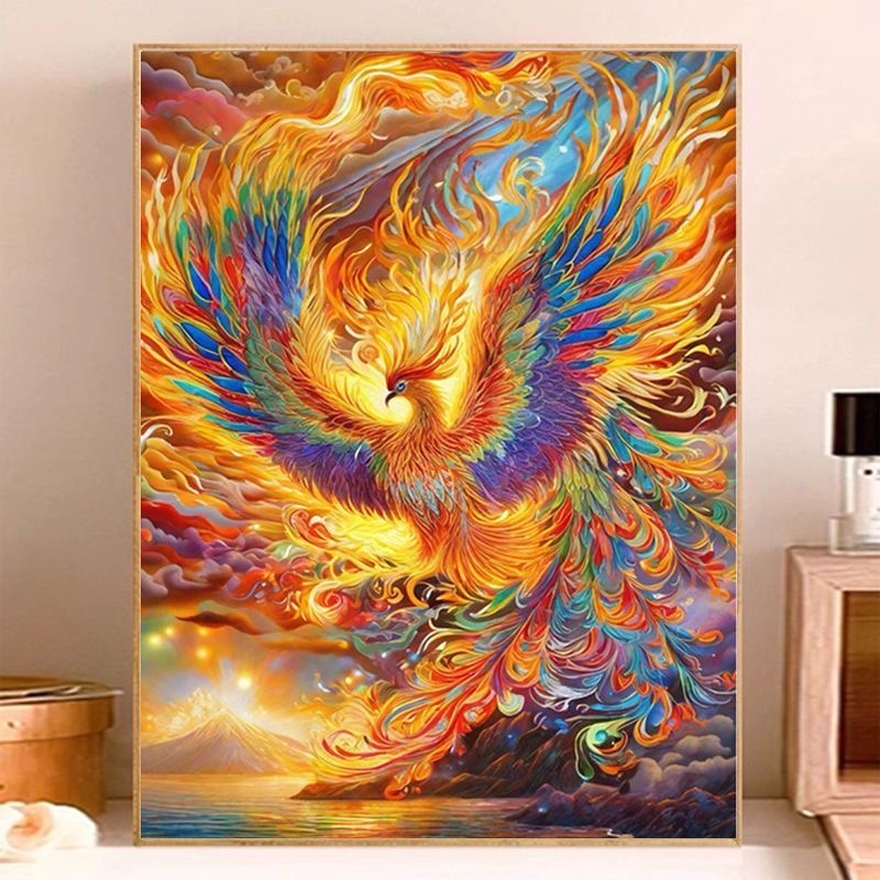 5D钻石画满钻2025新款凤凰