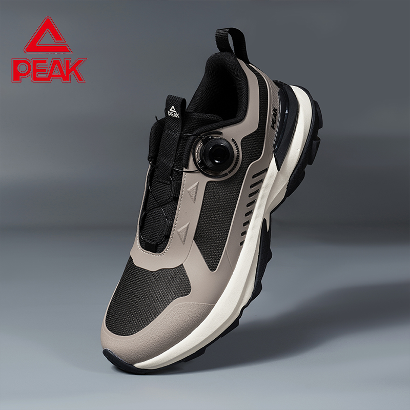 匹克态极户外鞋运动户外男士登山休闲防滑防泼水百搭简约全黑