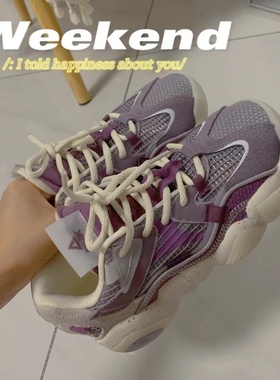 匹克态极6371潮流透气四季男女情侣运动百搭休闲时尚老爹鞋12758