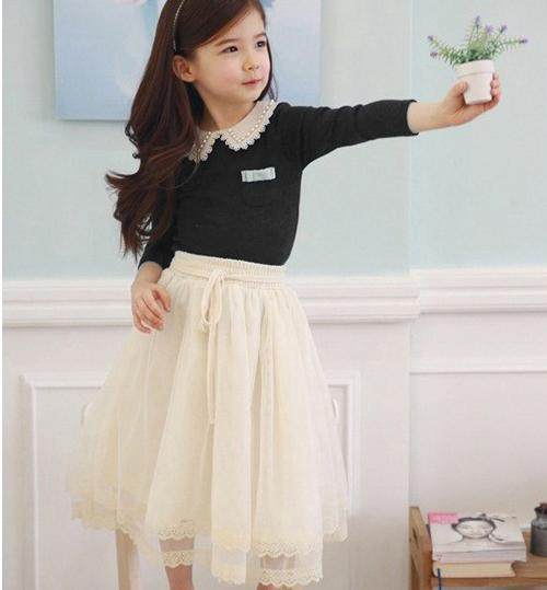 Jupe pour fille en mélange - Ref 2052124 Image 1