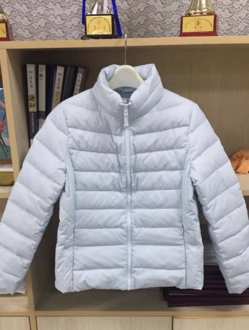 晴迷桂莉CANNELLE时尚短款净色羽绒服