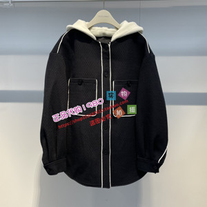 A3AAD4269太平鸟女装2023冬专柜正品连帽呢大衣A3AAD426989