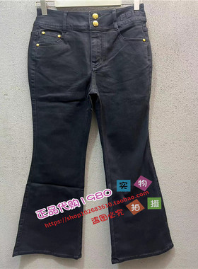 A1HAE3241 女装2024秋专柜正品修身喇叭牛仔裤A1HAE324188