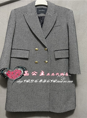 A1AAD4263太平鸟女装2023冬极简翻领大衣A1AAD426386