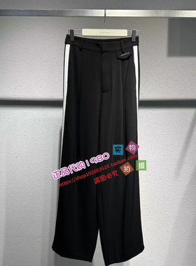 太平鸟女装2023夏装商场同款A1GBD2165时髦撞边直筒裤A1GBD216589