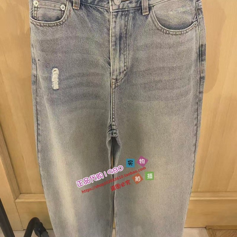 A3HAG1363 女装2026春专柜正品新款牛仔长裤A3HAG136352-699
