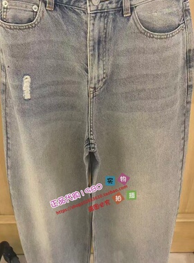 A3HAG1363 女装2026春专柜正品新款牛仔长裤A3HAG136352-699