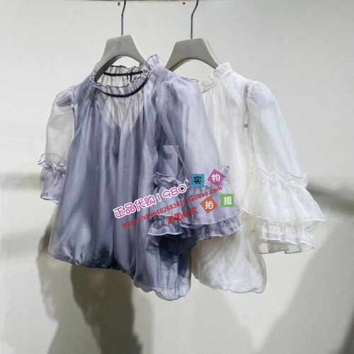 NUTS那时女装专柜正品国内代购2026夏短袖套头衫 7220129A1-559