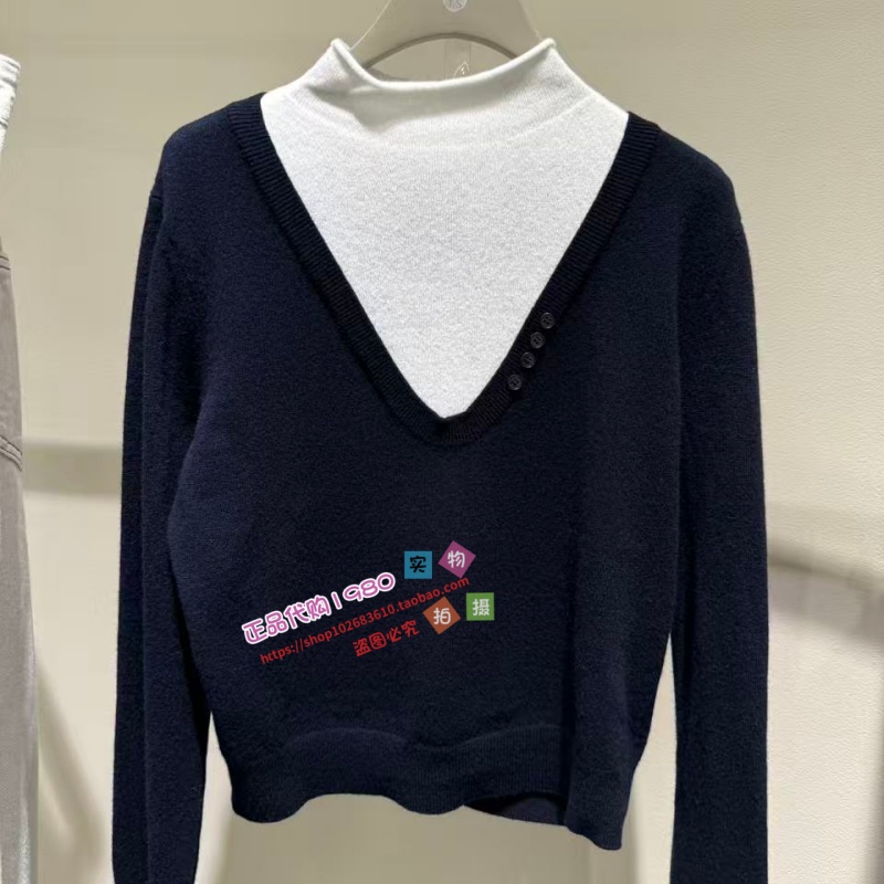 NUTS那时女装专柜正品国内代购2025年冬毛织套头衫6420538A1-599