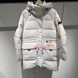 合作提花羽绒服A3ACE442FK2 2024冬专柜正品 A3ACE442F 女装