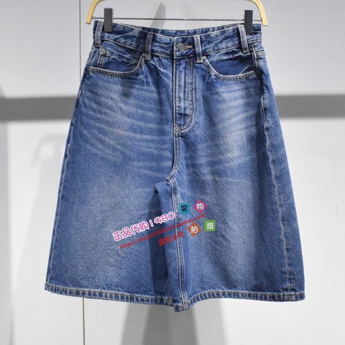 A1HBG2151 女装2026夏专柜正品新款牛仔中短裤A1HBG215155-499