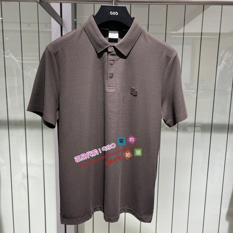 GXG男装 专柜正品2026夏新款翻领POLO衫 G26X242055004-499