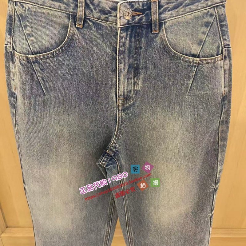 A3HAG1366 女装2026春专柜正品新款牛仔长裤 A3HAG136652-599