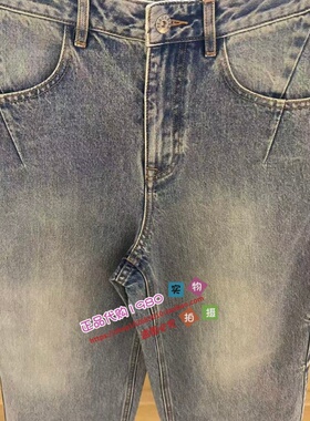 A3HAG1366 女装2026春专柜正品新款牛仔长裤 A3HAG136652-599