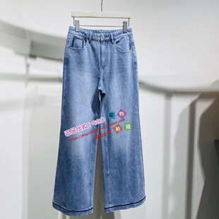 NUTS那时女装专柜正品国内代购2026春水洗牛仔长裤 7211102A1-599