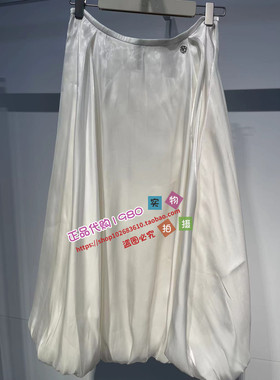 A1GFE2610 女装2024夏专柜正品流光花苞长裙A1GFE261082