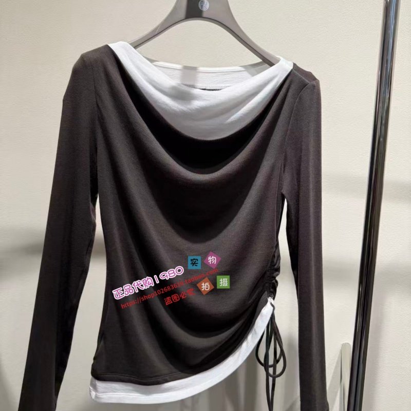 NUTS那时女装专柜正品国内代购2025年秋款长袖T恤6320202A1-499