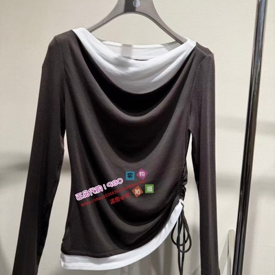 NUTS那时女装专柜正品国内代购2025年秋款长袖T恤6320202A1-499