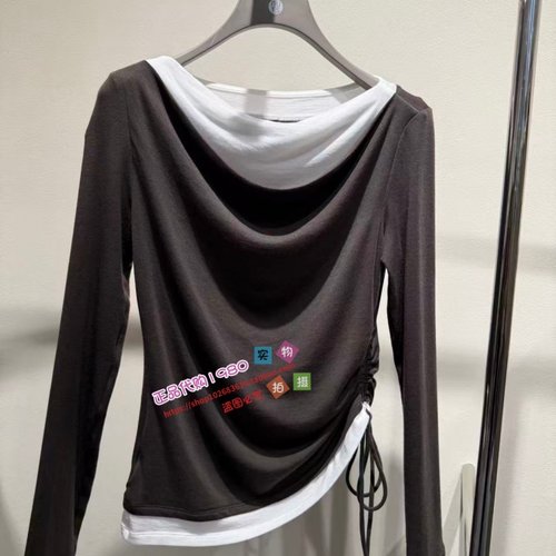 NUTS那时女装专柜正品国内代购2025年秋款长袖T恤6320202A1-499