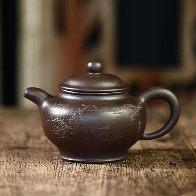 黑墩头曼生十八式宜兴紫砂壶