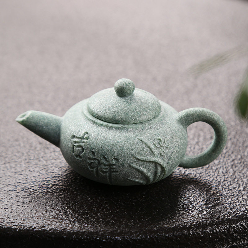 迷你仿石头小茶壶可养可玩树脂指