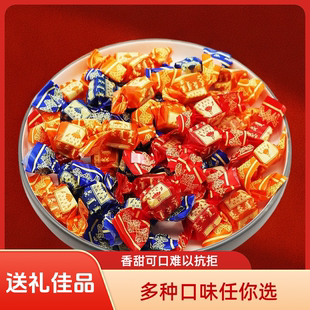 乳清酸奶糖内蒙古锡林春泽炒米糖原味芝麻糖果喜糖礼品休闲零食