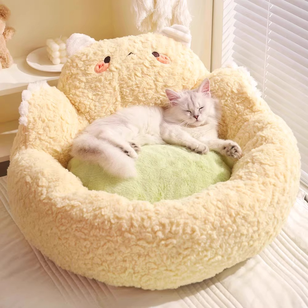 猫窝冬季保暖猫咪安全感窝宠物沙发四季狗窝睡垫小猫睡窝冬天猫床